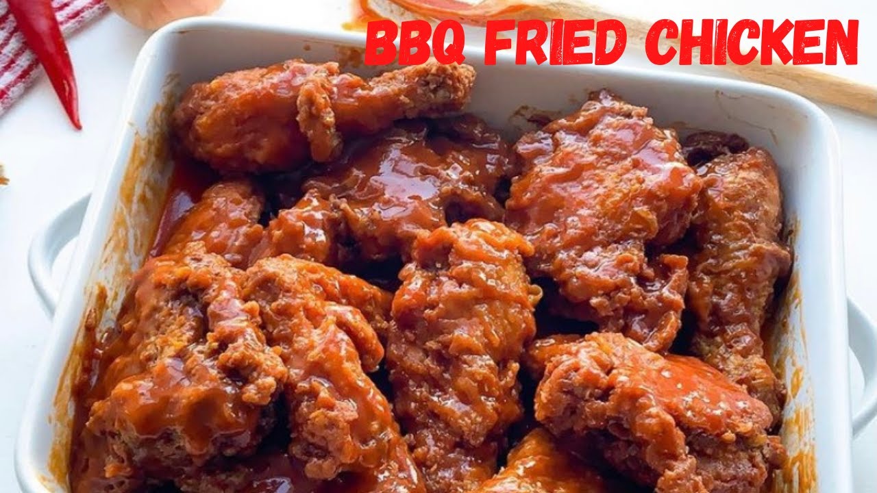 How to make BBQ fried chicken/Barbi fried chicken/Jamaican Fried