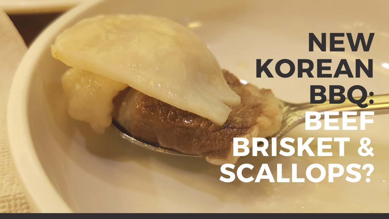 New Spin on Korean BBQ! Beef Brisket & Scallops? BBQ & Grilling Video