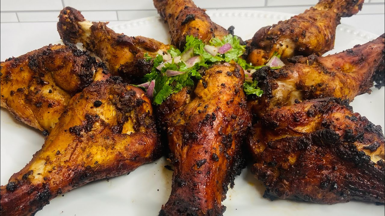 Barbecue Rub Drumettes | Turkey Wings Recipe | Power XL Air Fryer | Air Fried Turkey Wings - BBQ