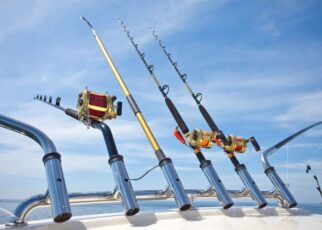 best old wooden handle rods for deep sea fishing